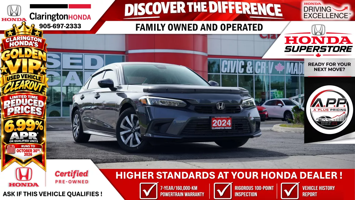  2024 Honda Civic LX-B FWD   