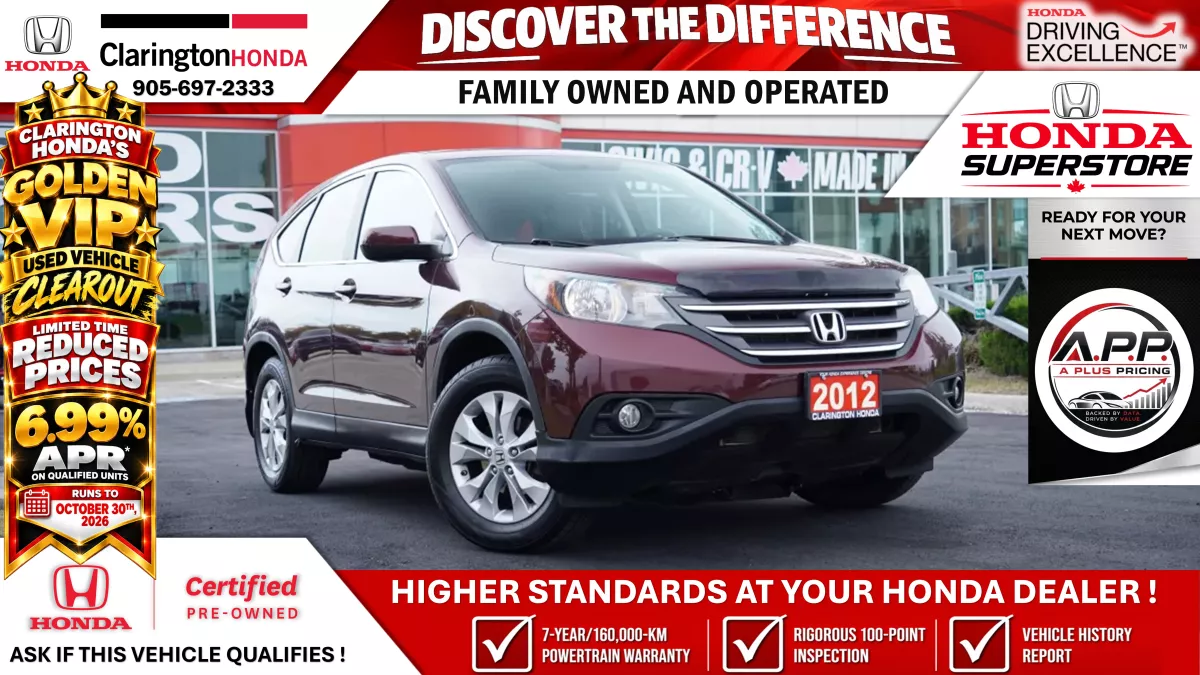 2012 Honda CR-V SUV / Crossover All-Wheel Drive 5-Speed Automatic