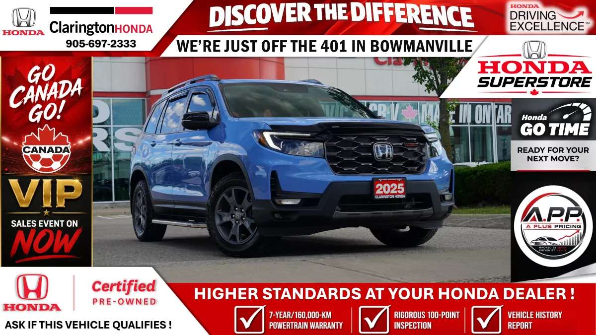 B-638P-DIFFUSED SK 2025 Honda Passport SUV / Crossover All-Wheel Drive 9-Speed Automatic