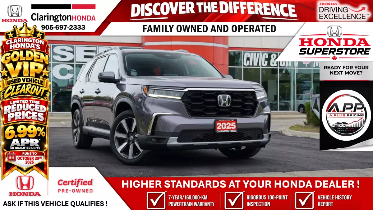 Gray (MODERN STEEL METALLIC) 2025 Honda Pilot SUV / Crossover All-Wheel Drive Automatic
