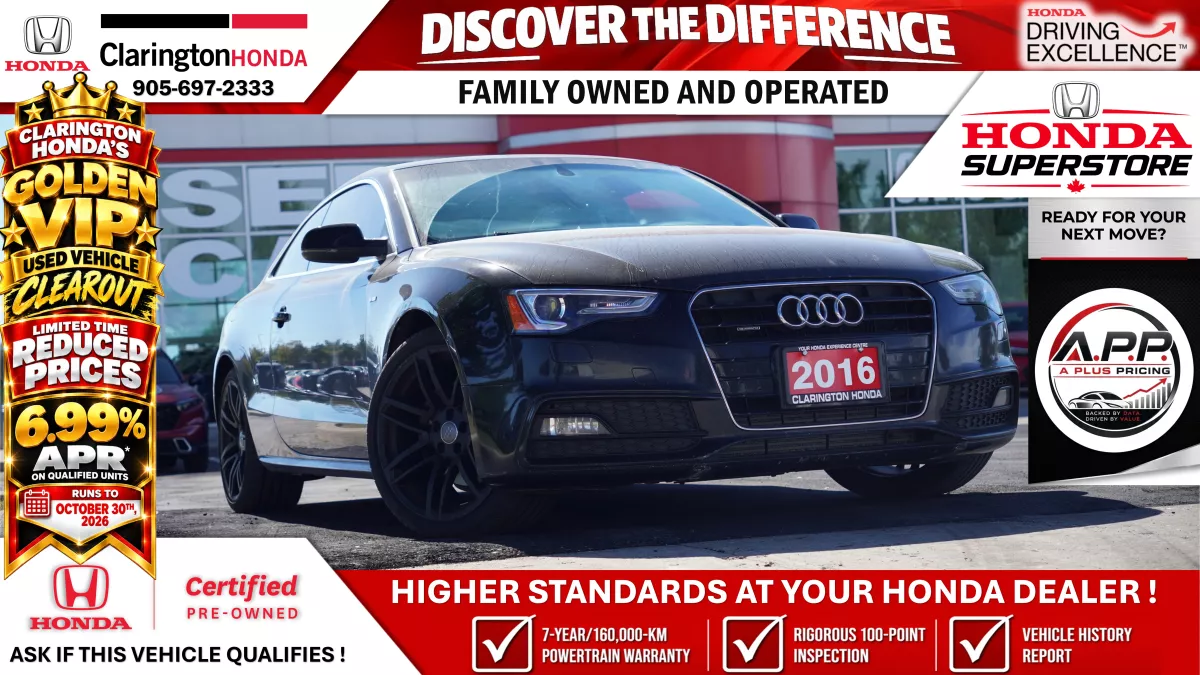 2016 Audi A5 Coupe 6-Speed Manual