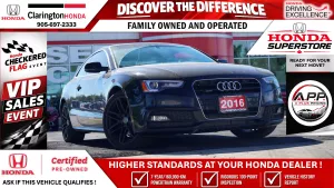 2016 Audi|Needs new brakes, new tires, or other wear-and-tear items? We replace what’s needed| A5