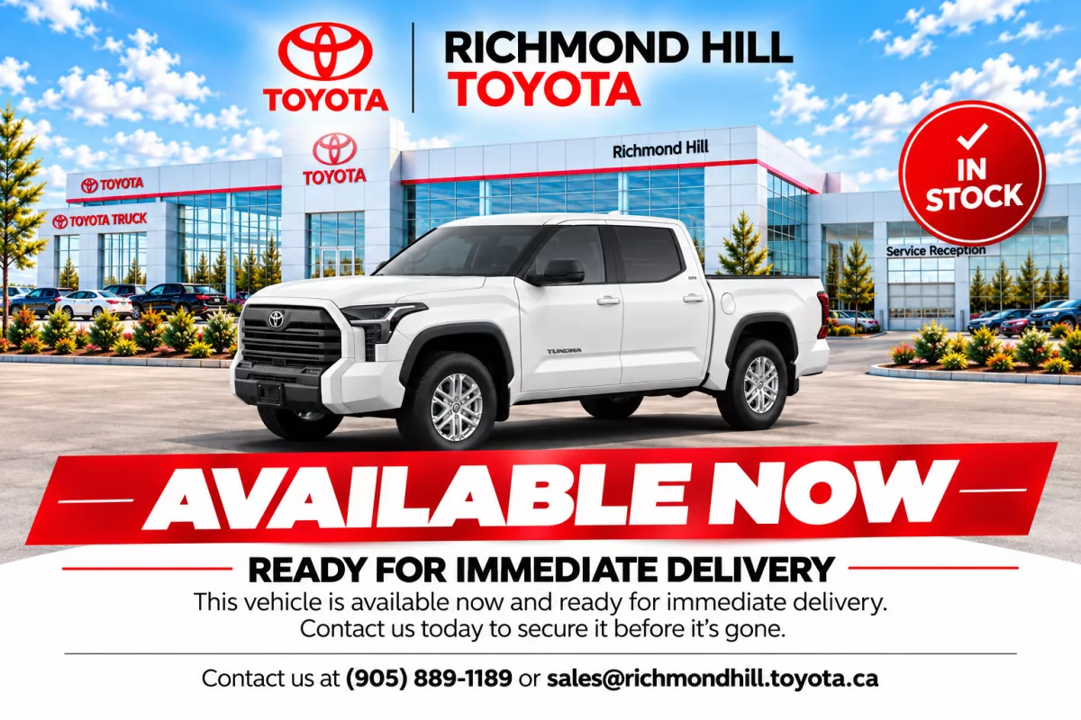 White 2026 Toyota Tundra Pickup Truck Four-Wheel Drive
