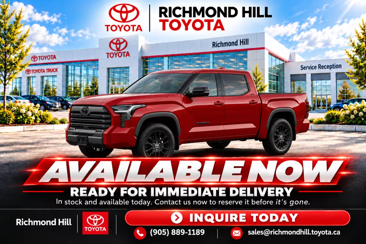 Supersonic Red 2026 Toyota Tundra Pickup Truck Four-Wheel Drive