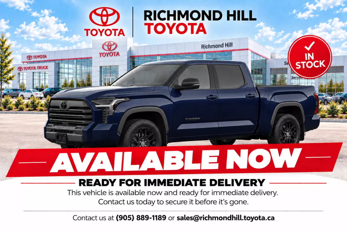 Blueprint 2026 Toyota Tundra Pickup Truck Four-Wheel Drive Automatic
