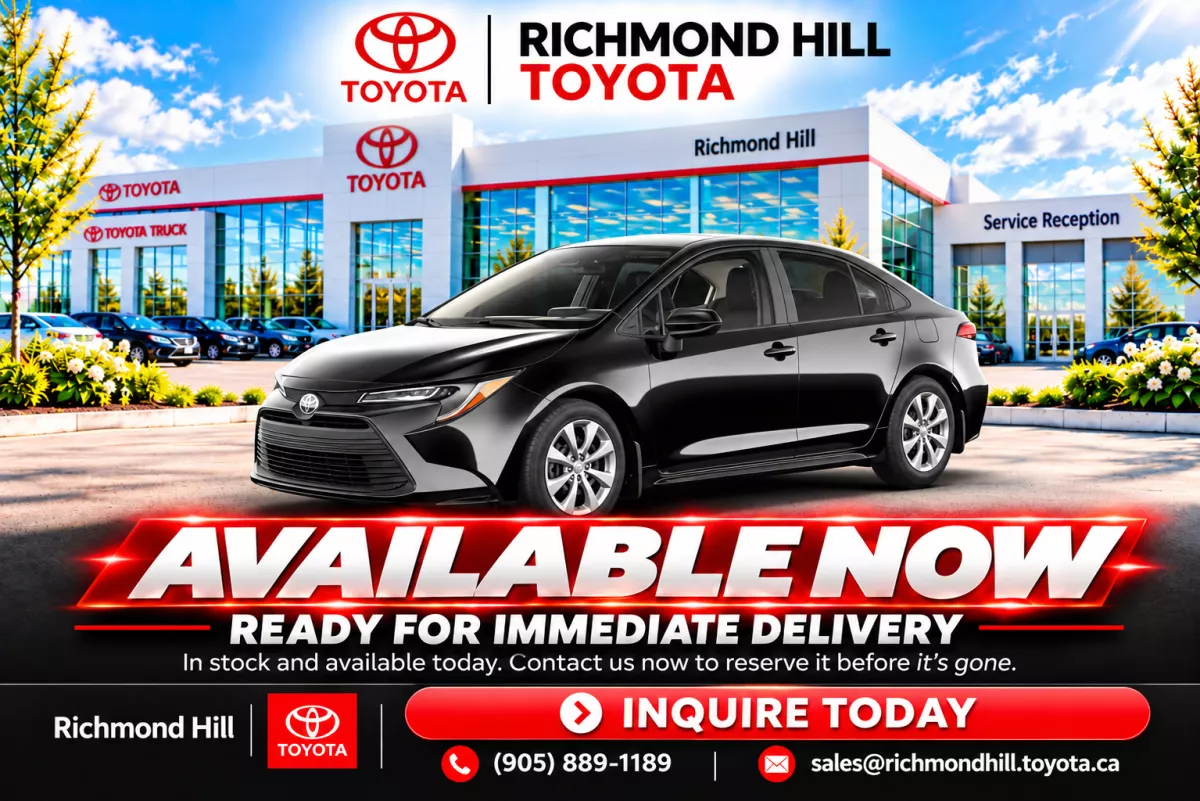 Ink 2027 Toyota Corolla Sedan Front-Wheel Drive Continuously Variable Transmission