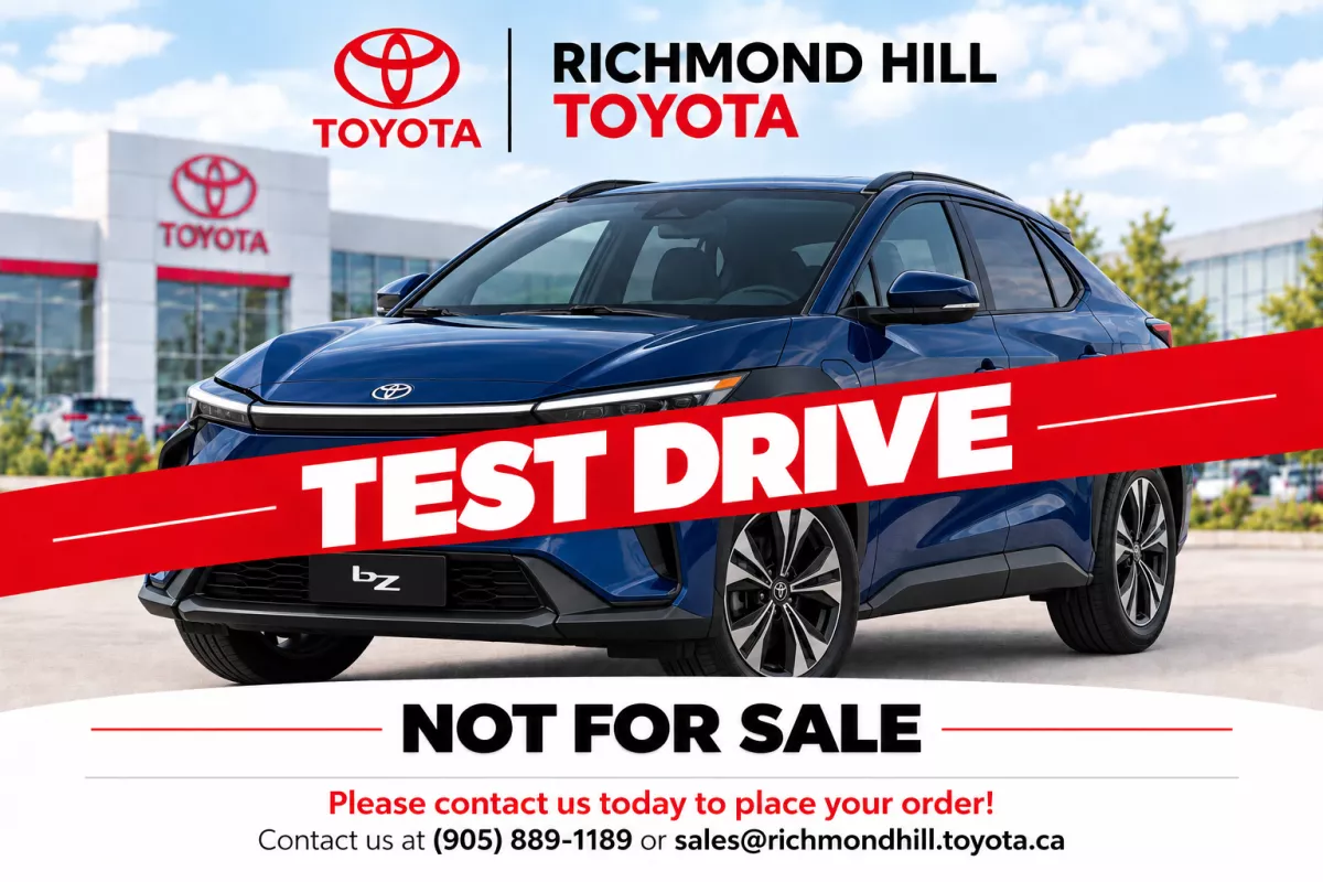 Blueprint 2026 Toyota bZ SUV / Crossover All-Wheel Drive Automatic