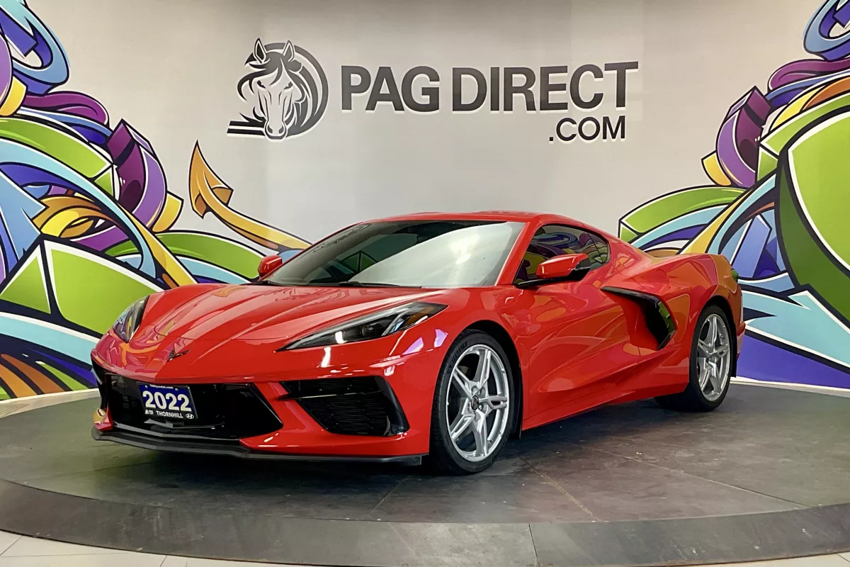 Red Metallic 2022 Chevrolet Corvette Coupe Rear-Wheel Drive Automatic