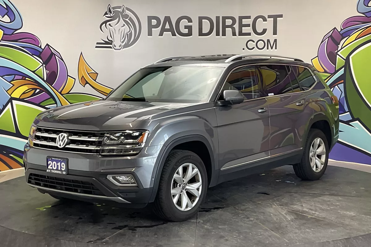 Gray 2019 Volkswagen Atlas SUV / Crossover Automatic