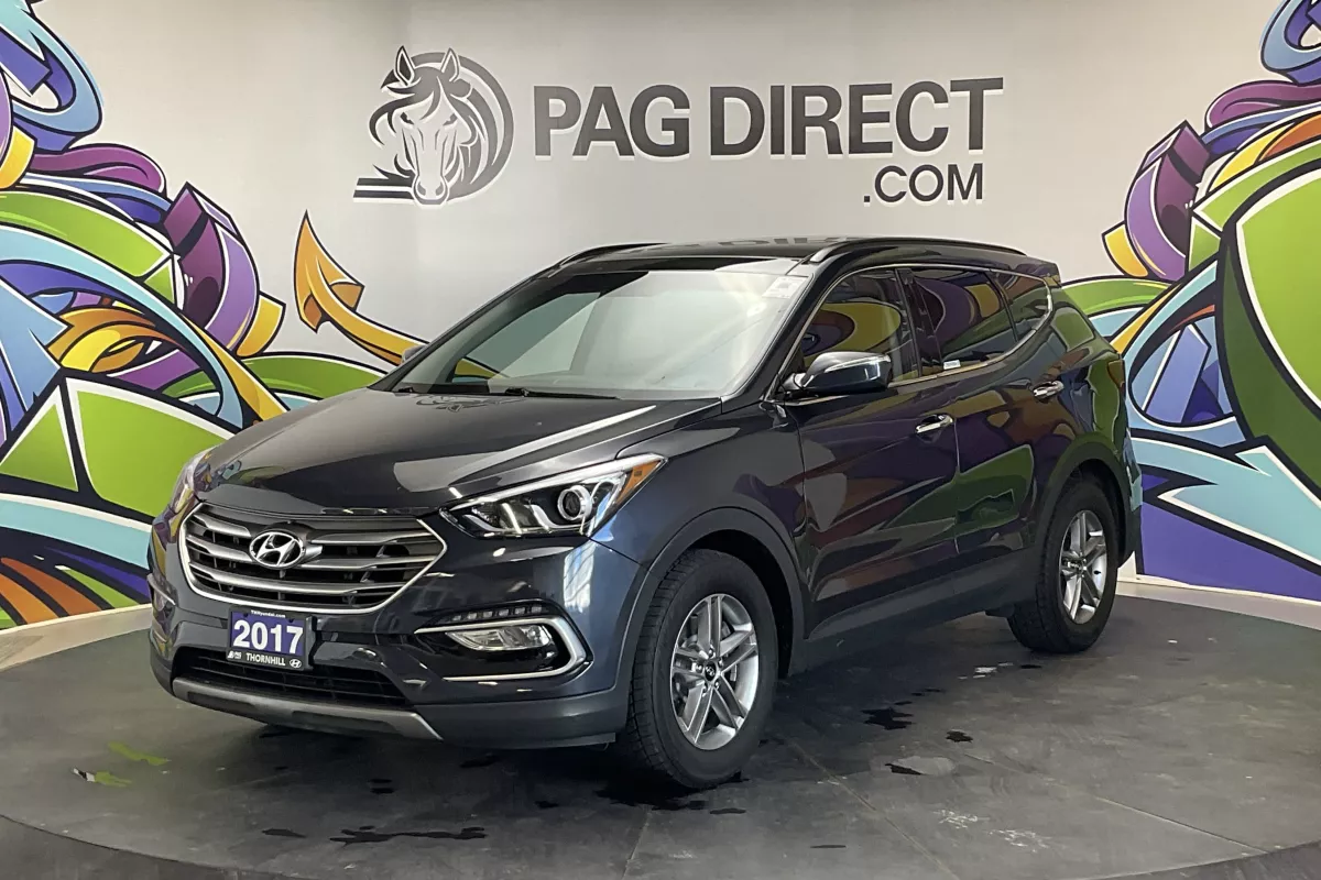 OCEAN VIEW BLUE 2017 Hyundai Santa Fe Sport SUV / Crossover All-Wheel Drive Automatic