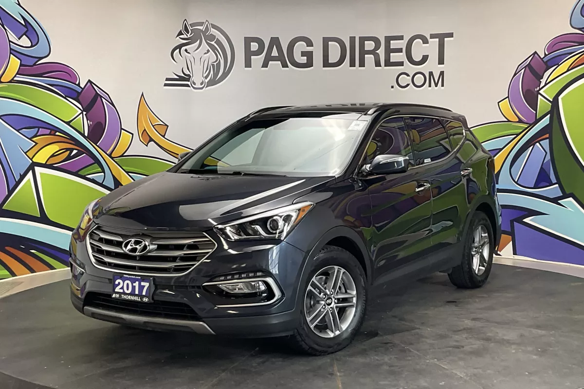 OCEAN VIEW BLUE 2017 Hyundai Santa Fe Sport 2.4L AWD SUV / Crossover All-Wheel Drive Automatic