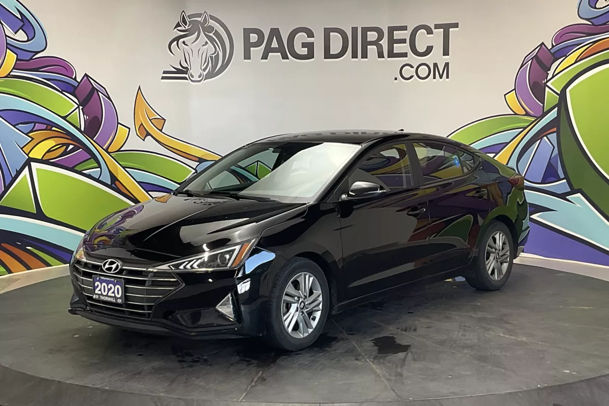 Space Black 2020 Hyundai Elantra Sedan All-Wheel Drive Automatic